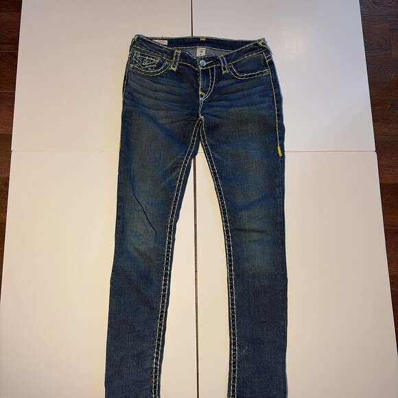 Y2K Vintage True Religion Stella Skinny Jeans USA - Picture 3 of 6